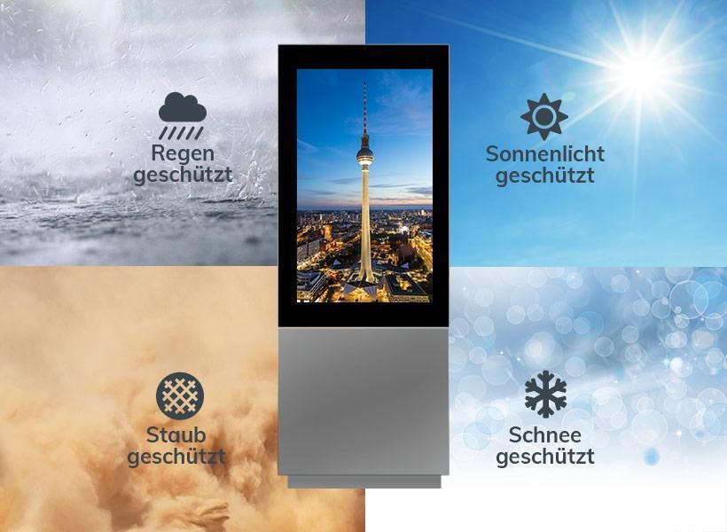 monitorvitrine_lk_1055p111_vitrinen_de_monitor_monitor_vitrine_monitorvitrine_vitrinen_outdoorstele_stele_outdoor_2 e.Vitrum® Monitorvitrine - Stele - Witterungsbeständig